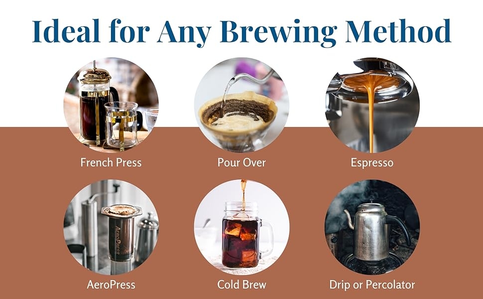 Ideal for Any Brewing Method