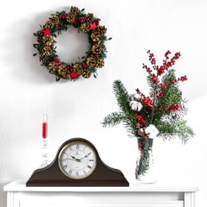 mantle clock gift for christmas holiday 