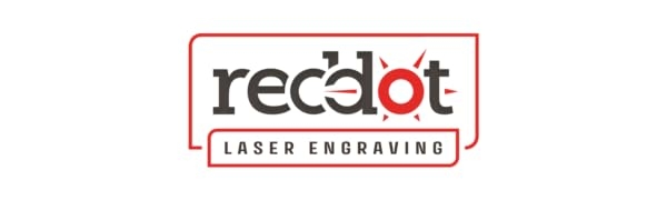 Red Dot Laser Engraving Logo