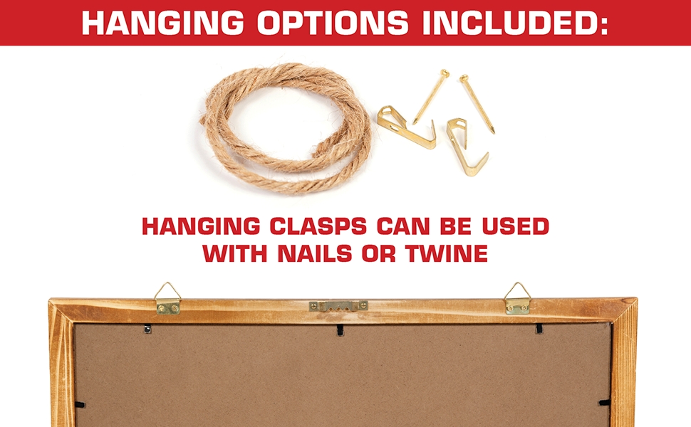 Hanging Options Included