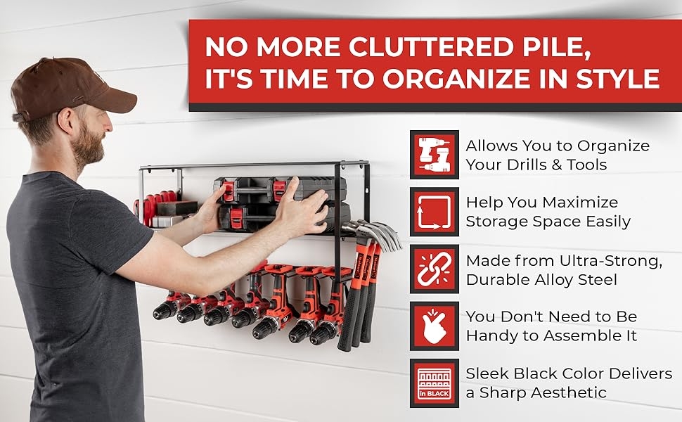 No more cluttered pile, it's time to organize in style