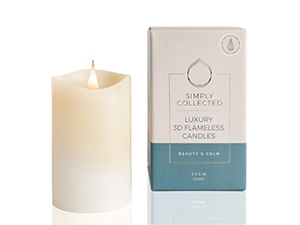 Simply Collected - Luxury 3D Flameless Candle